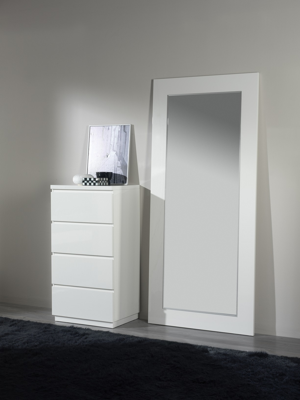 Зеркало DUPEN Е-77 белое