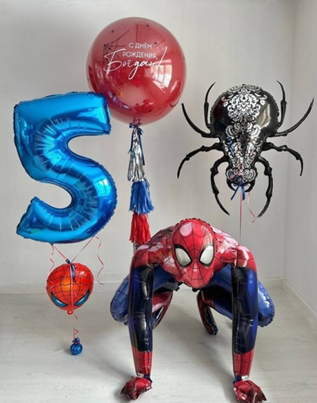 Воздушные шары Марвел. Человек Паук, Spider Man Marvel №3063