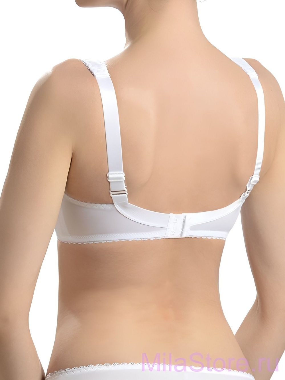 Бюстгальтер для фиксации экзопротеза молочной железы 85C, карман справа, Белый
