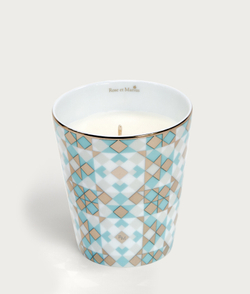 Ароматическая свеча 200г Rose et Marius Souleu Motif Turquoise CA-SOMOTU-REMF