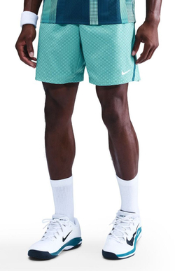 Мужские теннисные шорты Nike Court Victory Dri-Fit 7in Tennis - washed teal/blue force/white