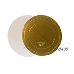 Подложка усиленная двусторонняя золото/жемчуг 3,2 мм. Диаметр 40