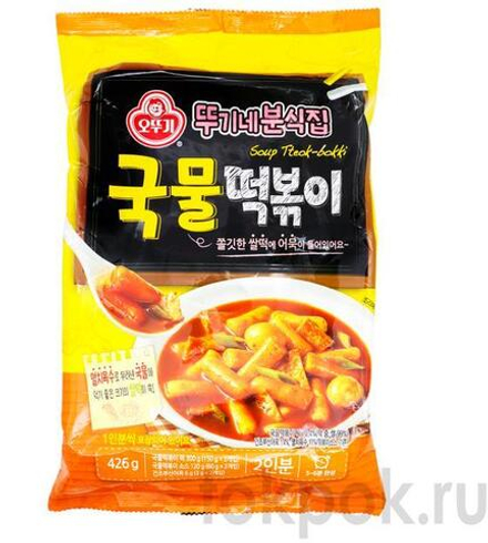 Токпокки (рисовые клецки) с острым бульоном Ottogi Soup Ttok-bokk,426 гр
