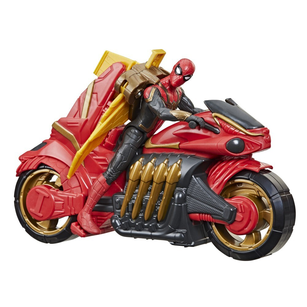 Hasbro Marvel Spider-Man - Мотоцикл Jet Web Cycle и фигурка Человека-паука высотой 15 см. / артикул   F1110  / GTIN 5010993813667