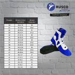 Самбовки RuscoSport RS001 замшевые синие