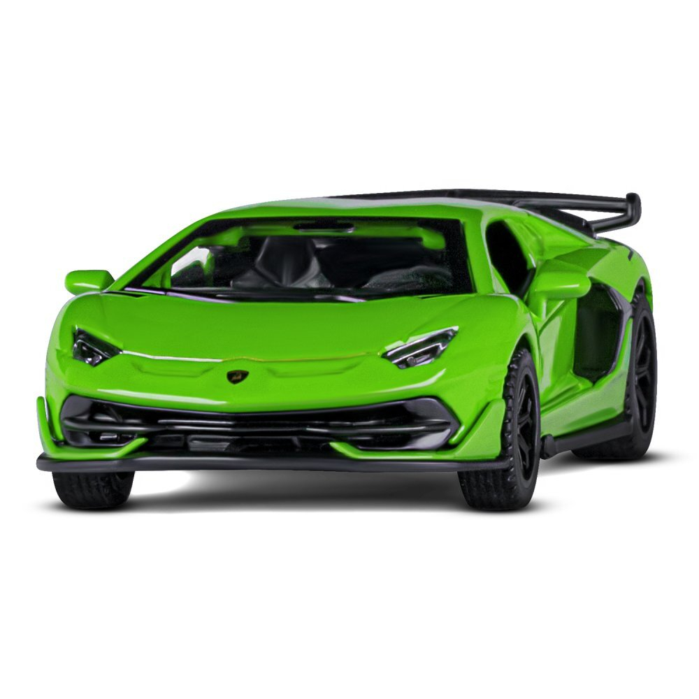 Модель 1:43 Lamborghini Aventador SVJ, зеленый, инерция, откр. Двери