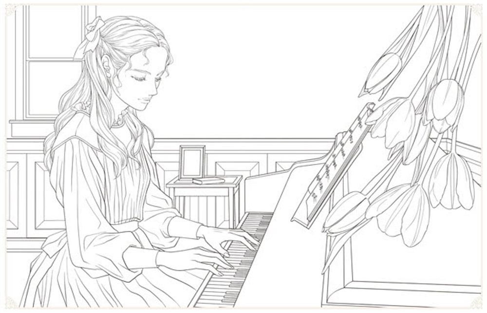 Little Mistresses. Coloring Book