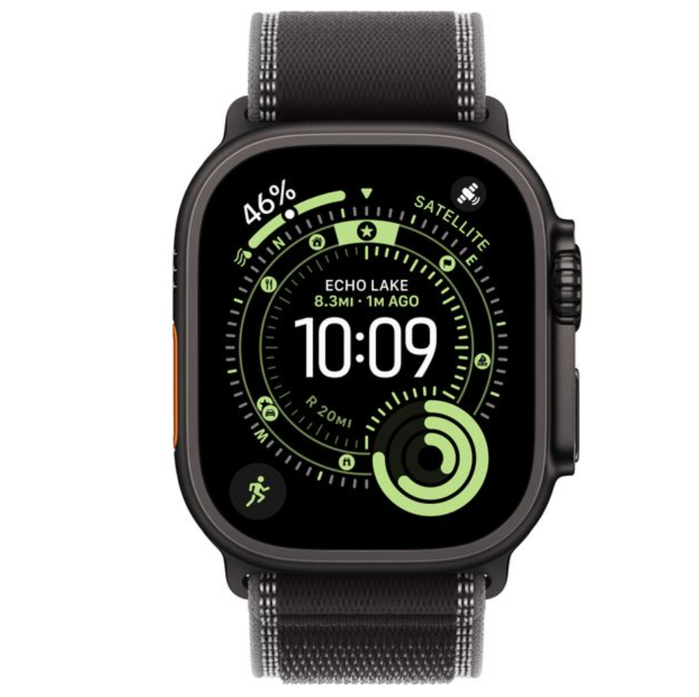 Умные часы Apple Watch Ultra 3 49mm Black Ti Black/Charcoal TI M/L (MF1H4)