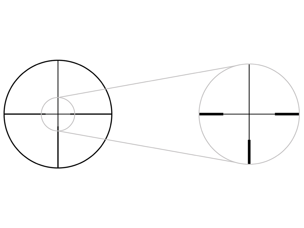 Прицел Gaut Quartz 1-4x24, сетка 65, без подсветки