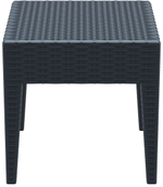 Комплект пластиковой мебели Siesta Contract Miami Ibiza, антрацит