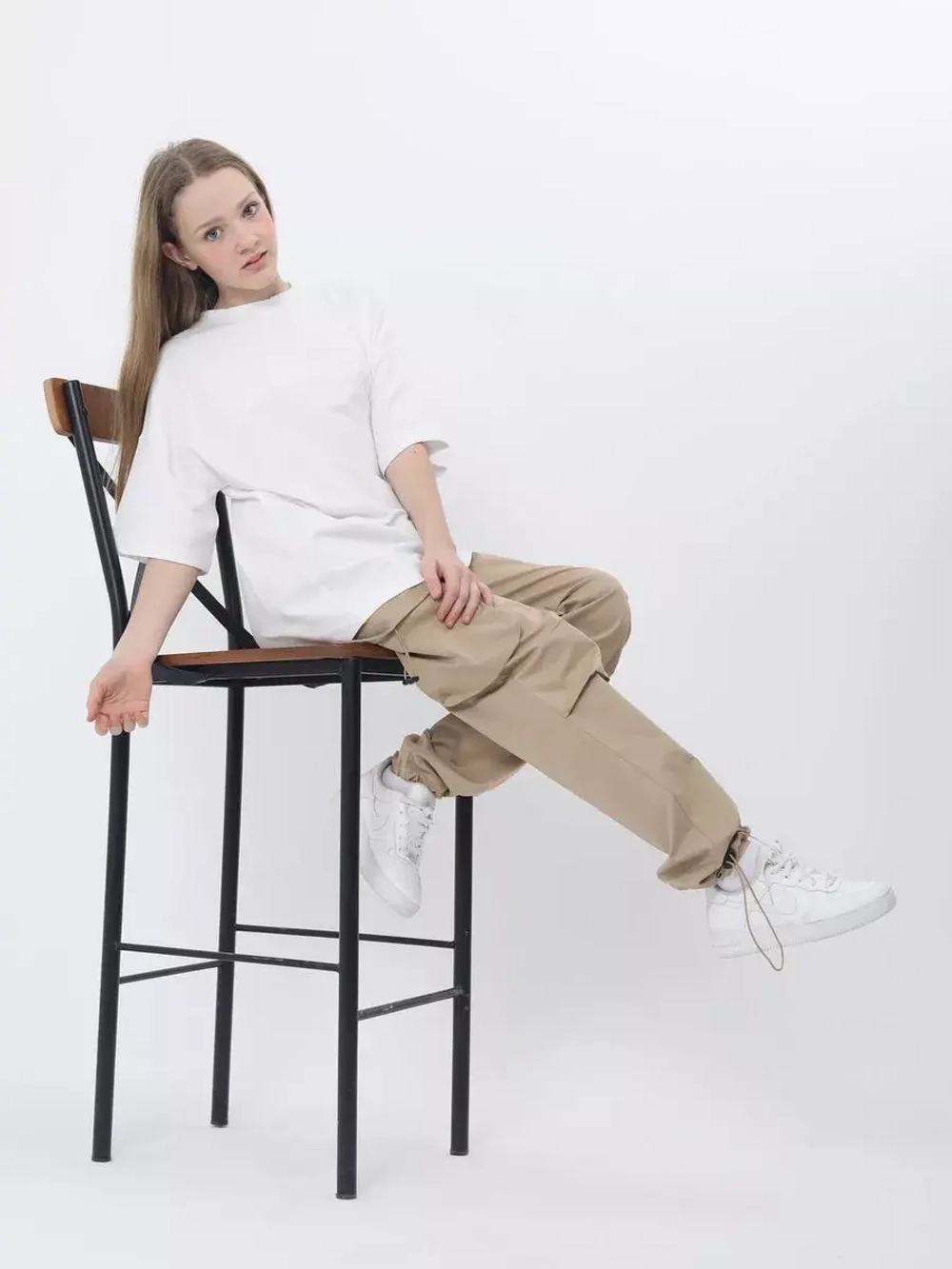 Модные штаны карго для девочки подростковые новинка.