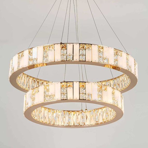 Подвесная светодиодная люстра Modelux Premium ML.6985.800.600P GD