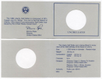 1/2 доллара 1986 (D). США. Нация иммигрантов. Медь с плакировкой UNC в родной коробке с сертификатом
