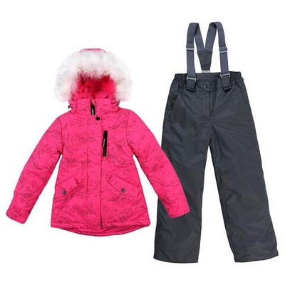 Комплект зимний д/девочки А 50-21 р.122, алый (Rusland)