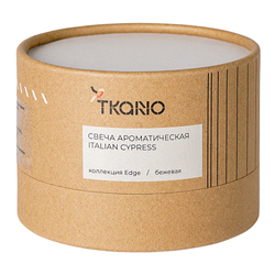 Свеча ароматическая italian cypress из коллекции edge, бежевый, 30 ч
