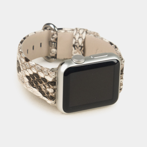 Ремешок для Apple Watch 40/41/42 mm из кожи питона, цвета Natur