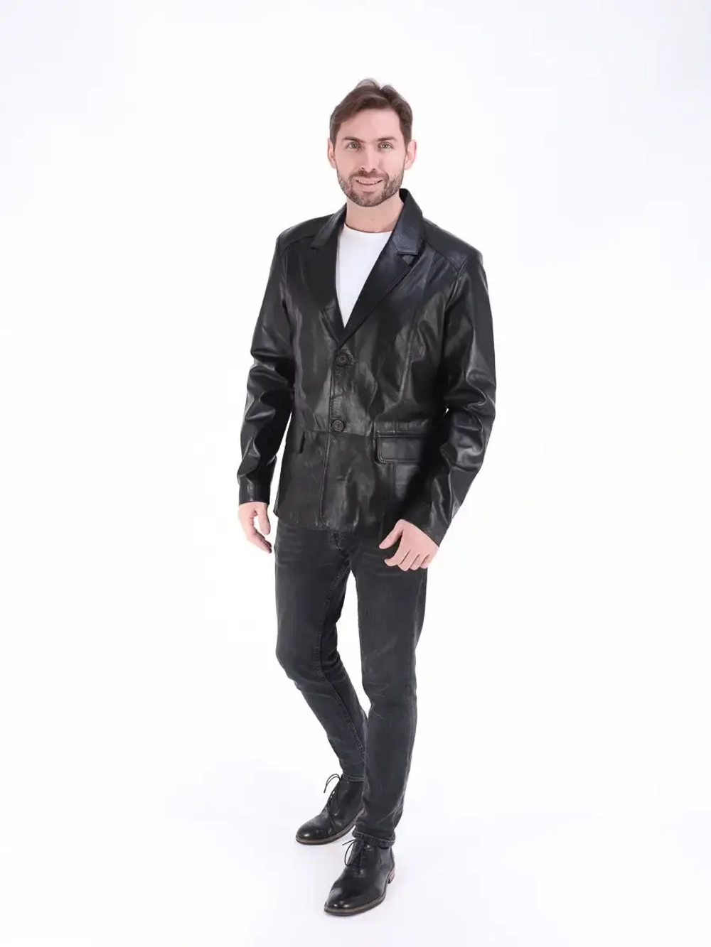 Куртка мужская из натуральной кожи