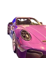 Карбоновый передний бампе в стиле до GT3 для PORSCHE 911 992.2 CARRERA 2025+ Порше