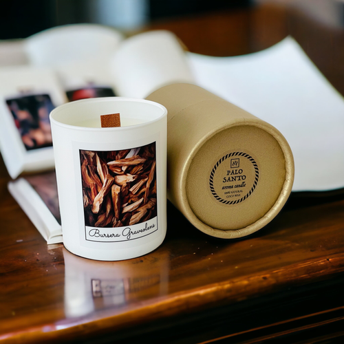 Ароматическая свеча с маслом Пало Санто, 200 мл