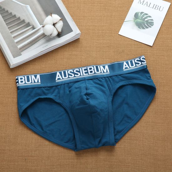 Мужские трусы брифы темный-изумруд Aussiebum