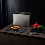 Набор разделочных досок в подставке folio steel, нержавеющая сталь, 4 шт.