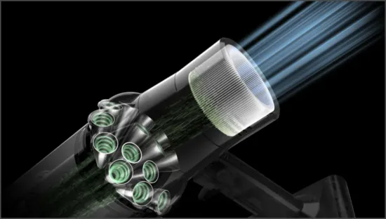 Вертикальный пылесос Dyson V11 Absolute (SV28) EU, Nickel/Blue