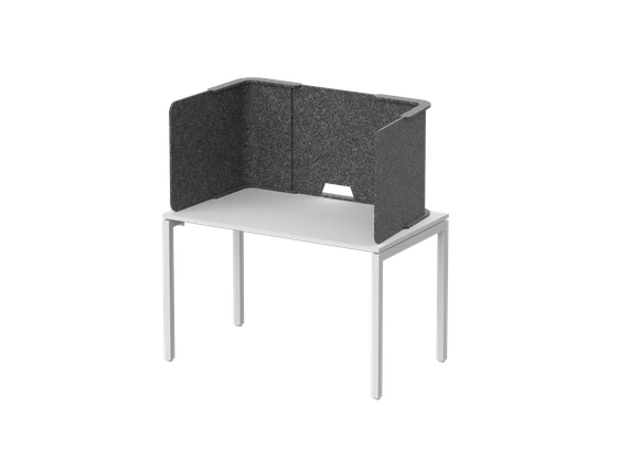 Трехсторонняя кабина-экран трапецевидной формы 136х60х45