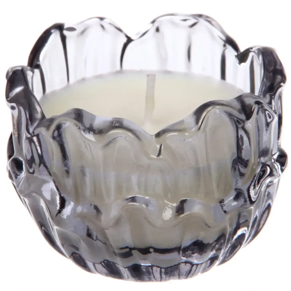 Свеча в стакане «Пламя» 8,3*6 см, Графит