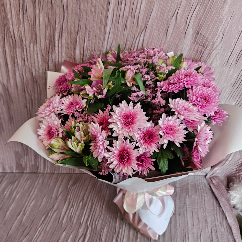 Букет "розовое золото"