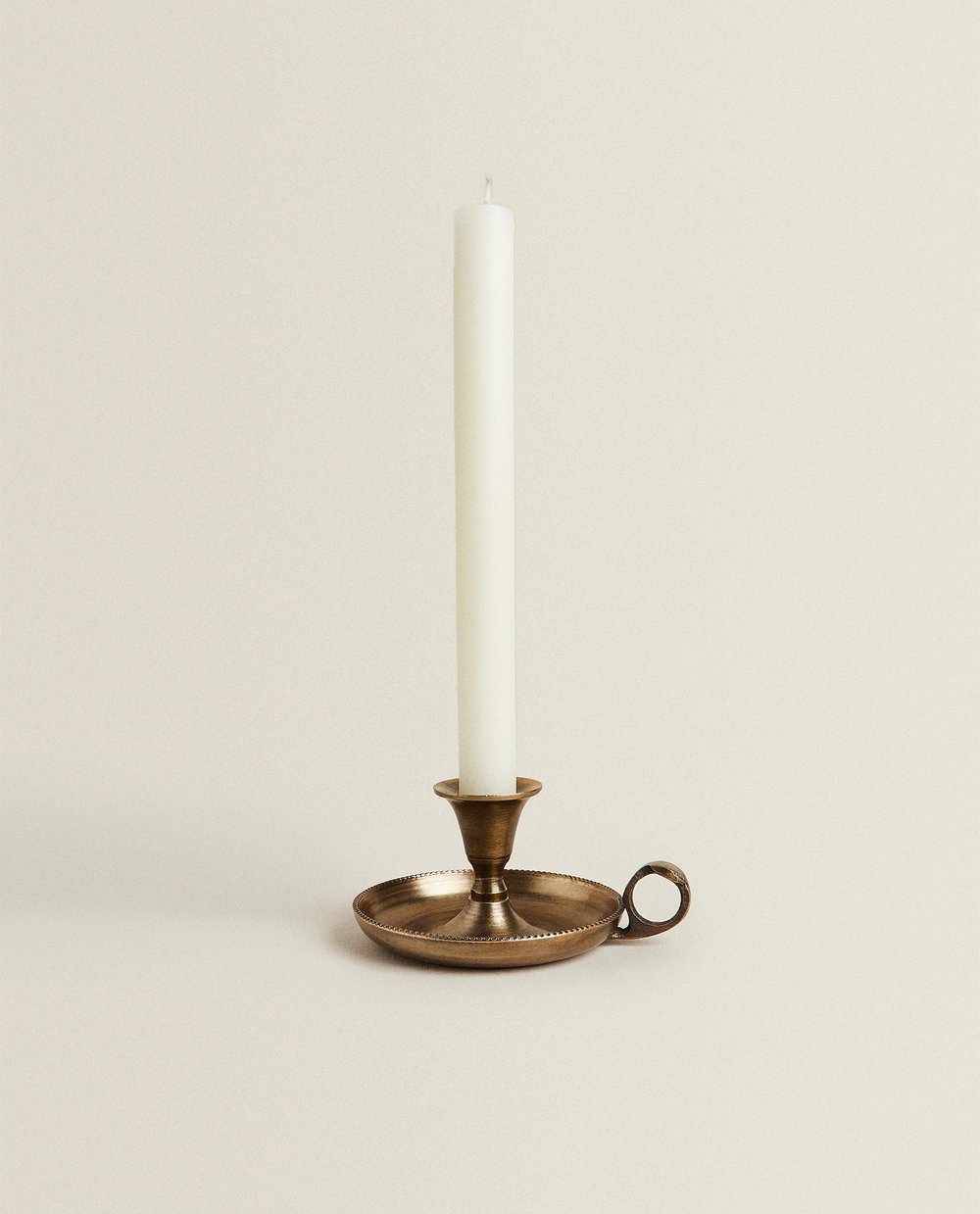 Подсвечник Zara Home, 6.5х13.5х11 см, золотой, 9398/468