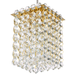 795412 Подвес CRISTALLO 1х40W G9 ЗОЛОТО