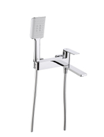 07132 Смеситель од. для ванны кор. (ХРОМ)  GANZER  (8/1шт)