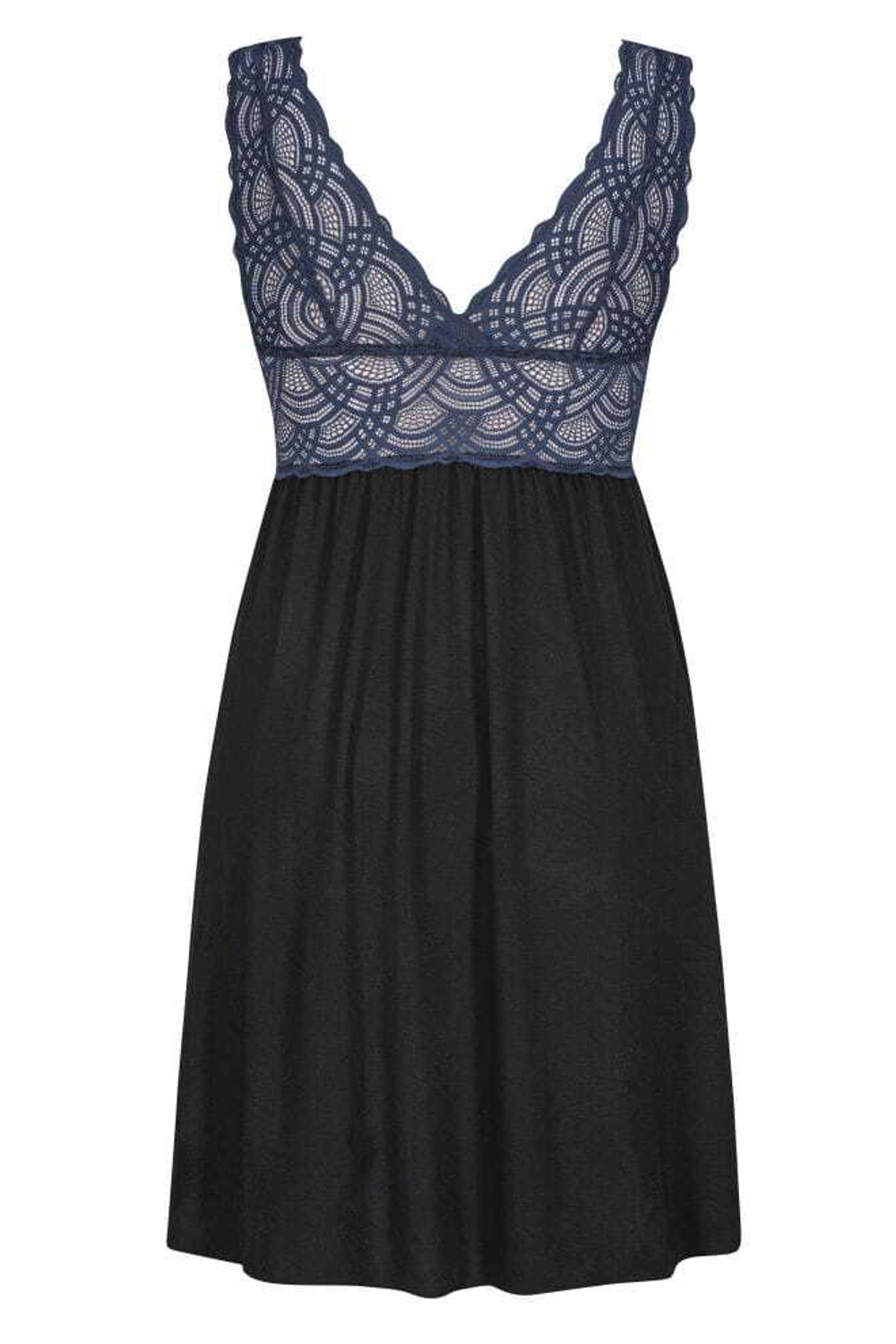 Сорочка Debora с кружевным лифом (Размер: XL) (Цвет: черный)