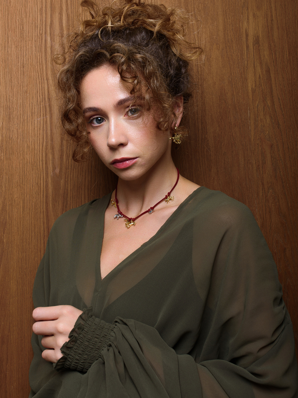 Чокер "Animals" Bordo New