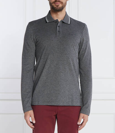 Поло Pittman BOSS BLACK - графитовый(50500462)