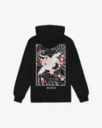 Худи MEDOOZA Журавль Черный