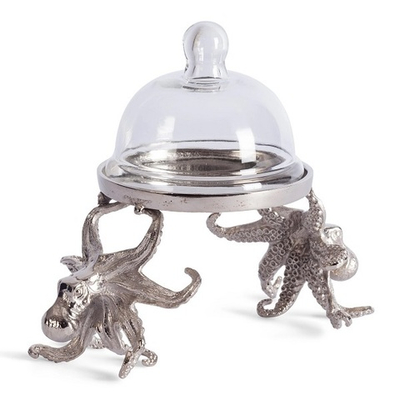 Тортница Secret De Maison OCTOPUS ( mod. 9647 ) алюминиевый сплав, 26x15x23 см