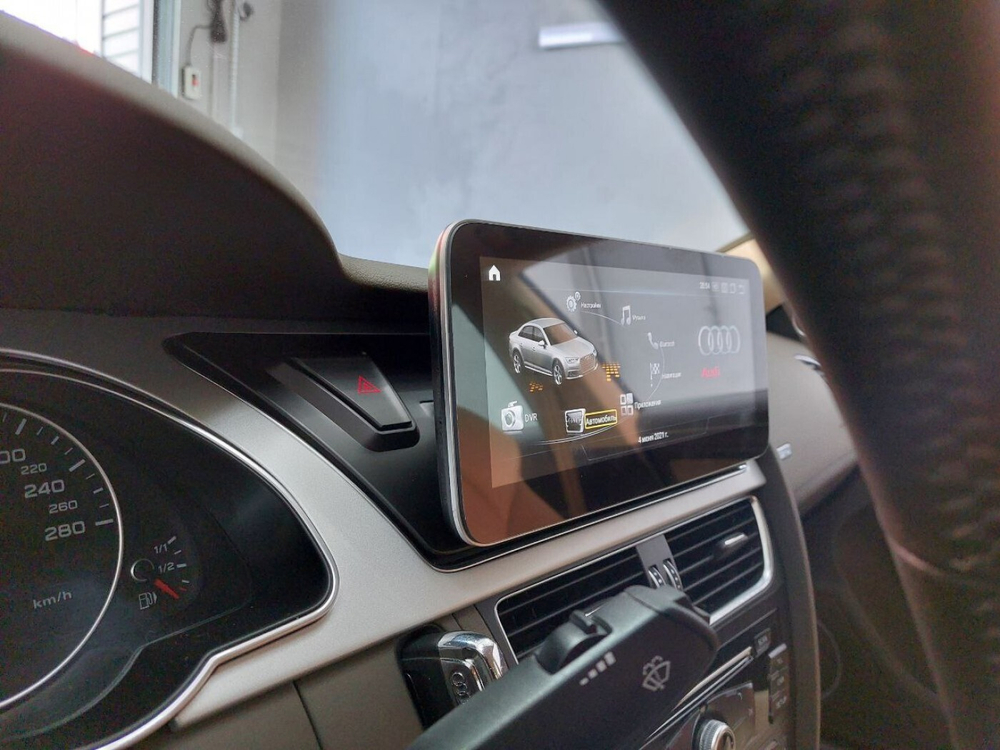 Магнитола Audi A4 (B8), A5 (8T) 2007-2016 (без джойстика MMI) - Radiola RDL-8201 монитор 10.25" на Android 12, 8Гб+128Гб, CarPlay, 4G SIM-слот