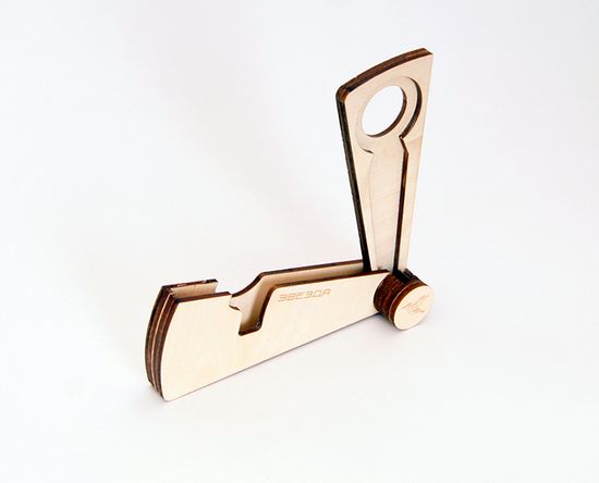 Чехол деревянный для варгана Звезда, Мастерская Глазырина HV3