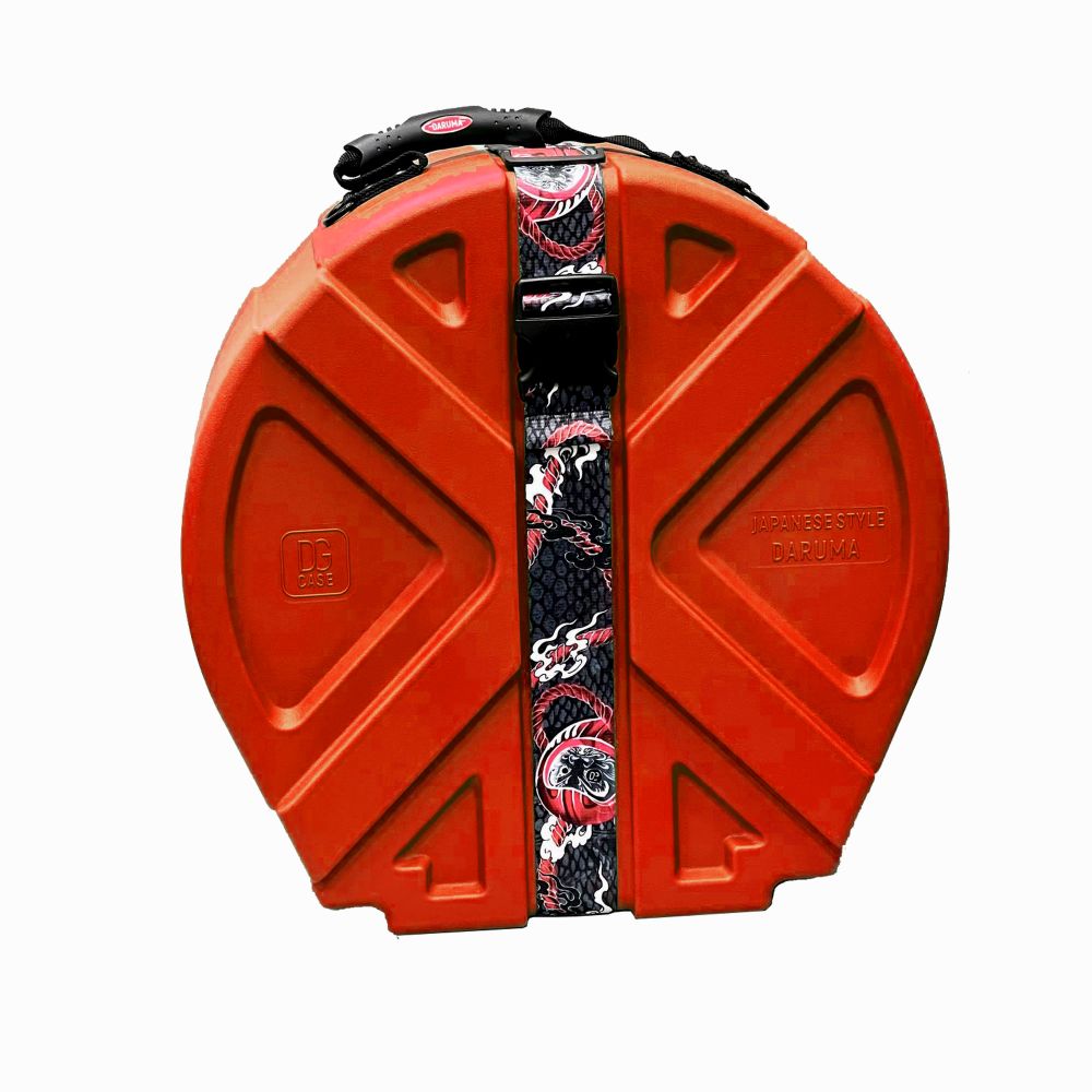 Ударопрочный кейс КРАСНЫЙ - для малого барабана - DGCASE DARUMA 14 (5in - 8,5 in)