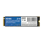 Твердотельный диск 2TB Mirex, M.2 2280, PCI-E 3x4, [R/W - 3300/3100 MB/s] QLC