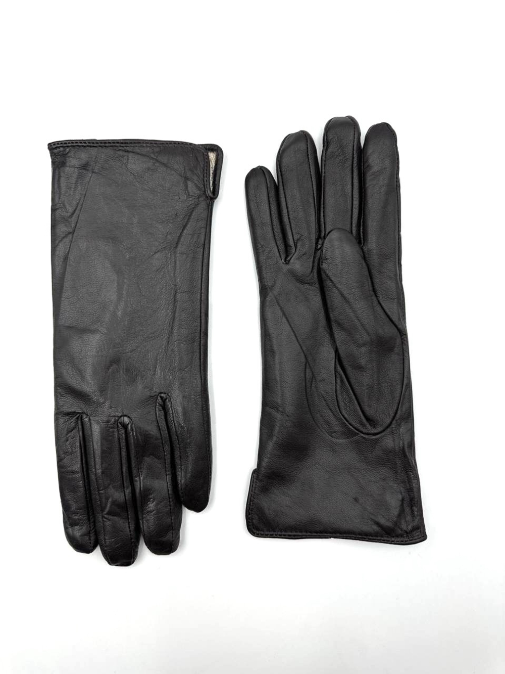 Перчатки кожаные короткие