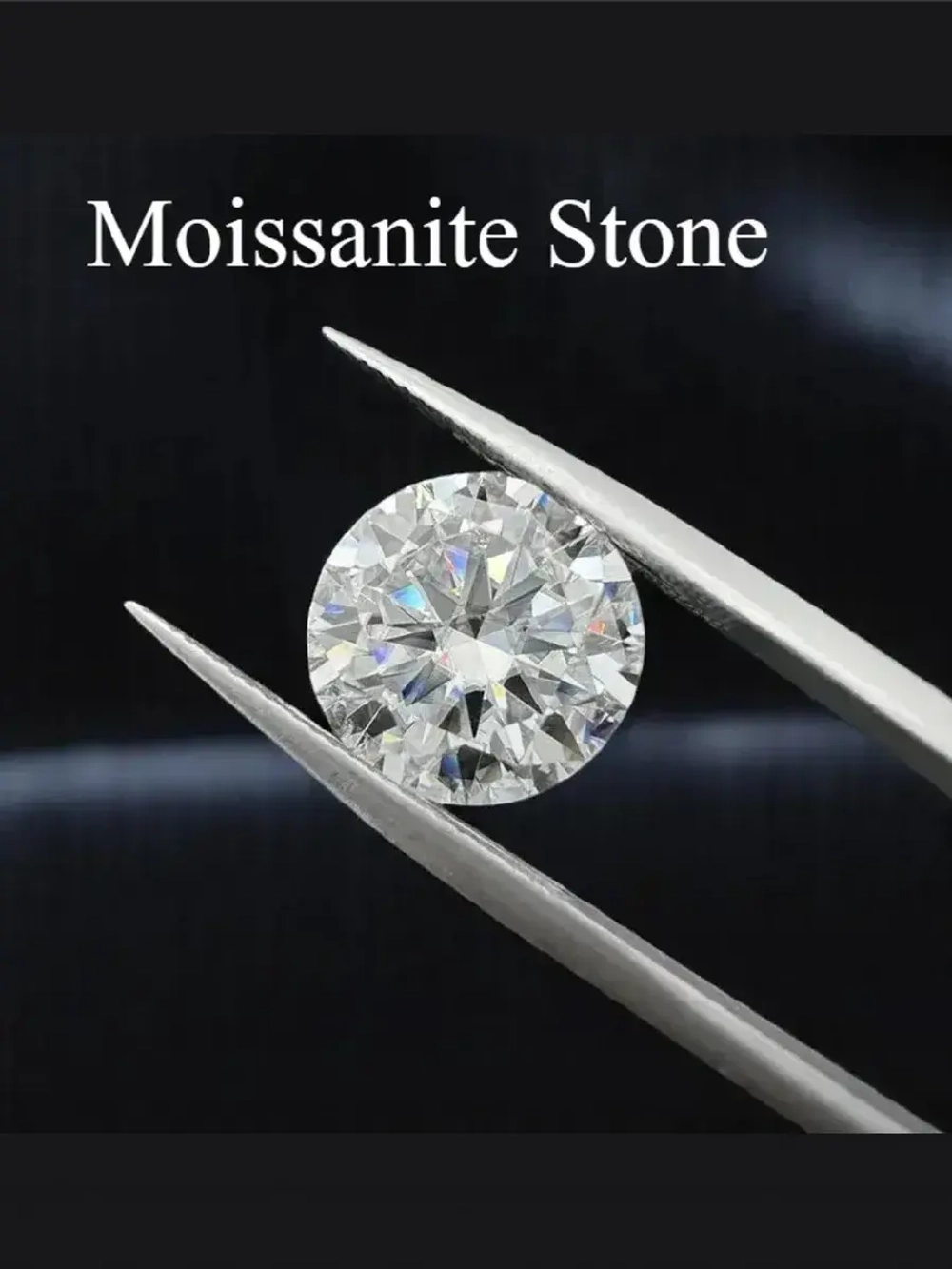 Муассанит 3мм ,D/VVS1