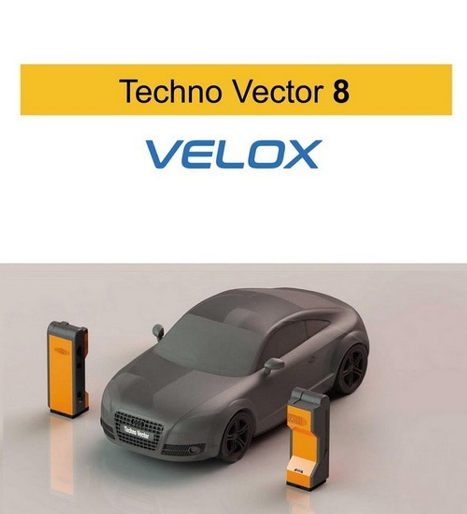 Бесконтактный стенд контроля развал-схождения Техно Вектор V 8102 VELOX