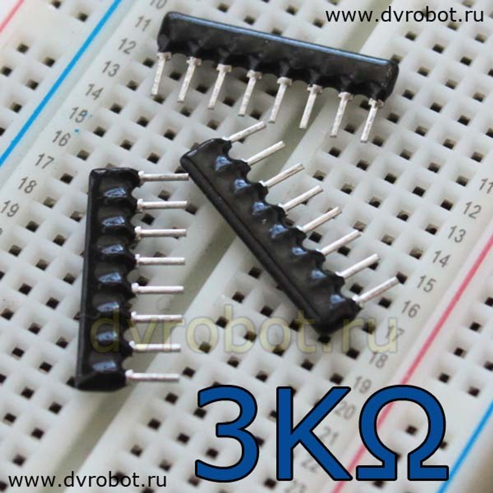 Резисторная сборка A08 - 3 кОм