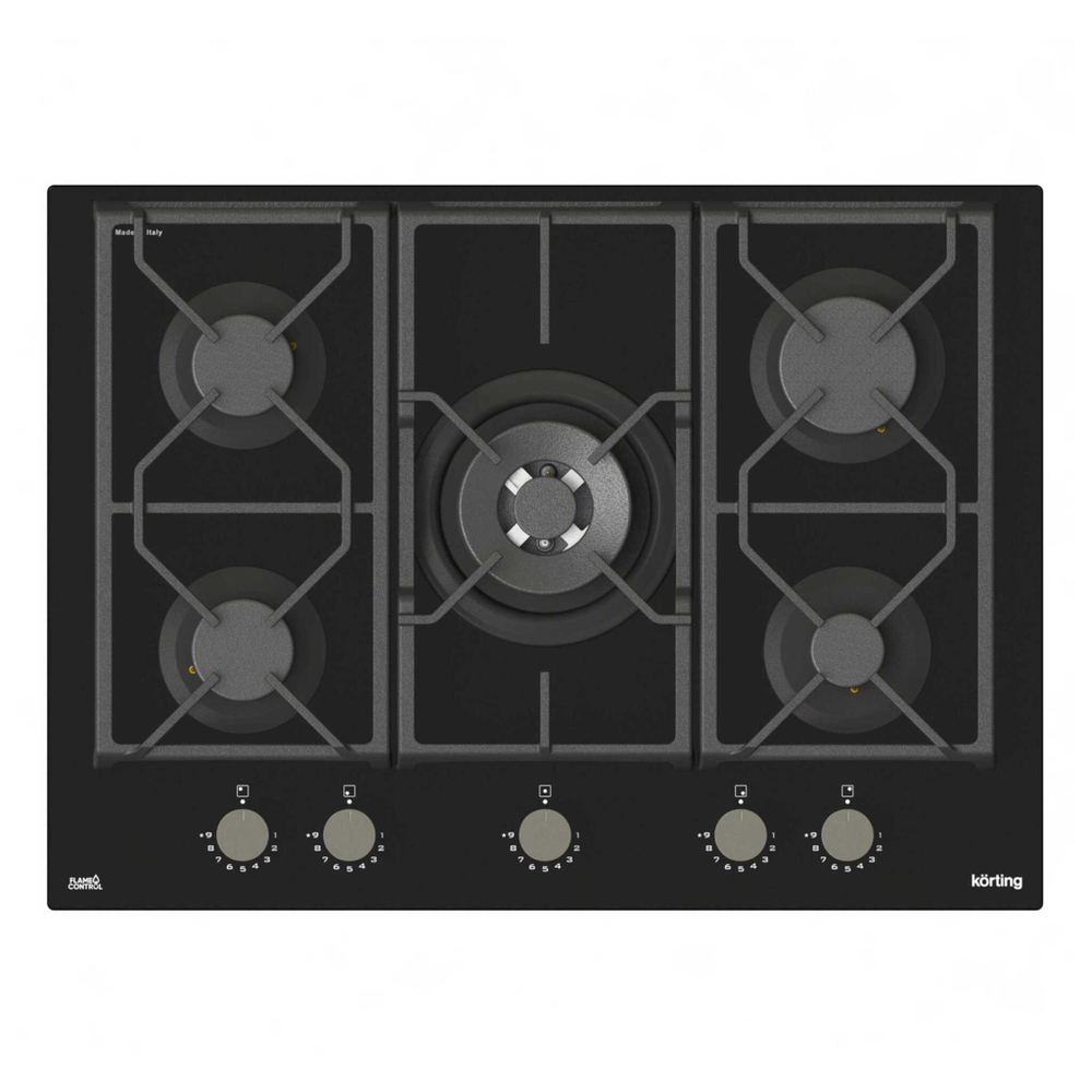 Газовая стеклянная варочная панель Korting HGG 7987 CTN FLC