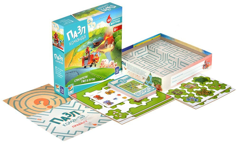 Настольная игра: "Пазл-команда"