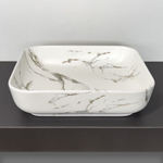 Раковина Comforty N78109MWY-2 под мрамор матовая