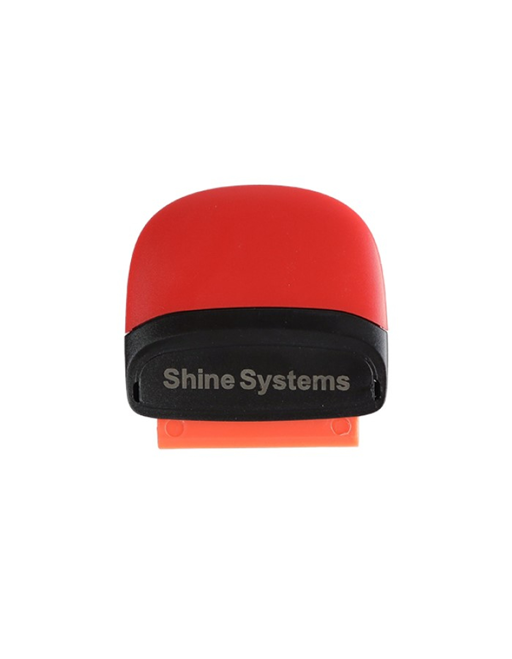 Shine Systems Скребок мини для лезвий красный- черный