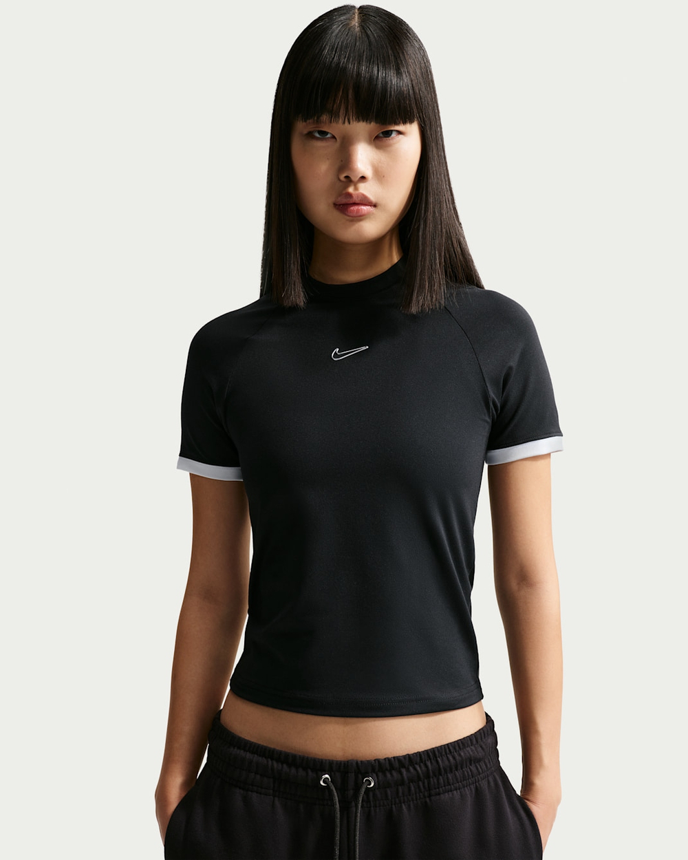 Футболка женская NIKE W NK SS FITTED TOP GLS